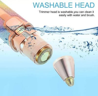2 In 1 Eyebrow Trimmer & Hair Shaver - souqsaving.com